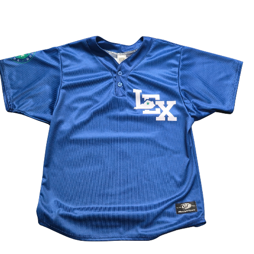 OT Sports Adult Blue Replica Two Button Jersey