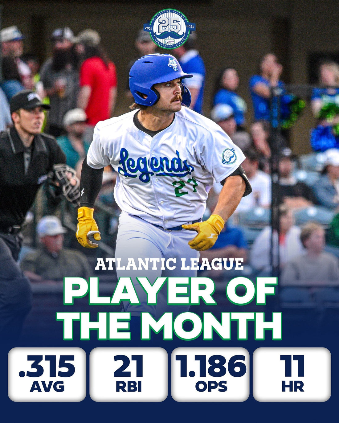 Atlantic League Names June Player and Pitcher of the Month