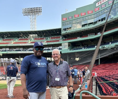 Lexington Herald-Leader's Legends Beat Writer Catches Up With Former Legends Hitting Coach in Boston