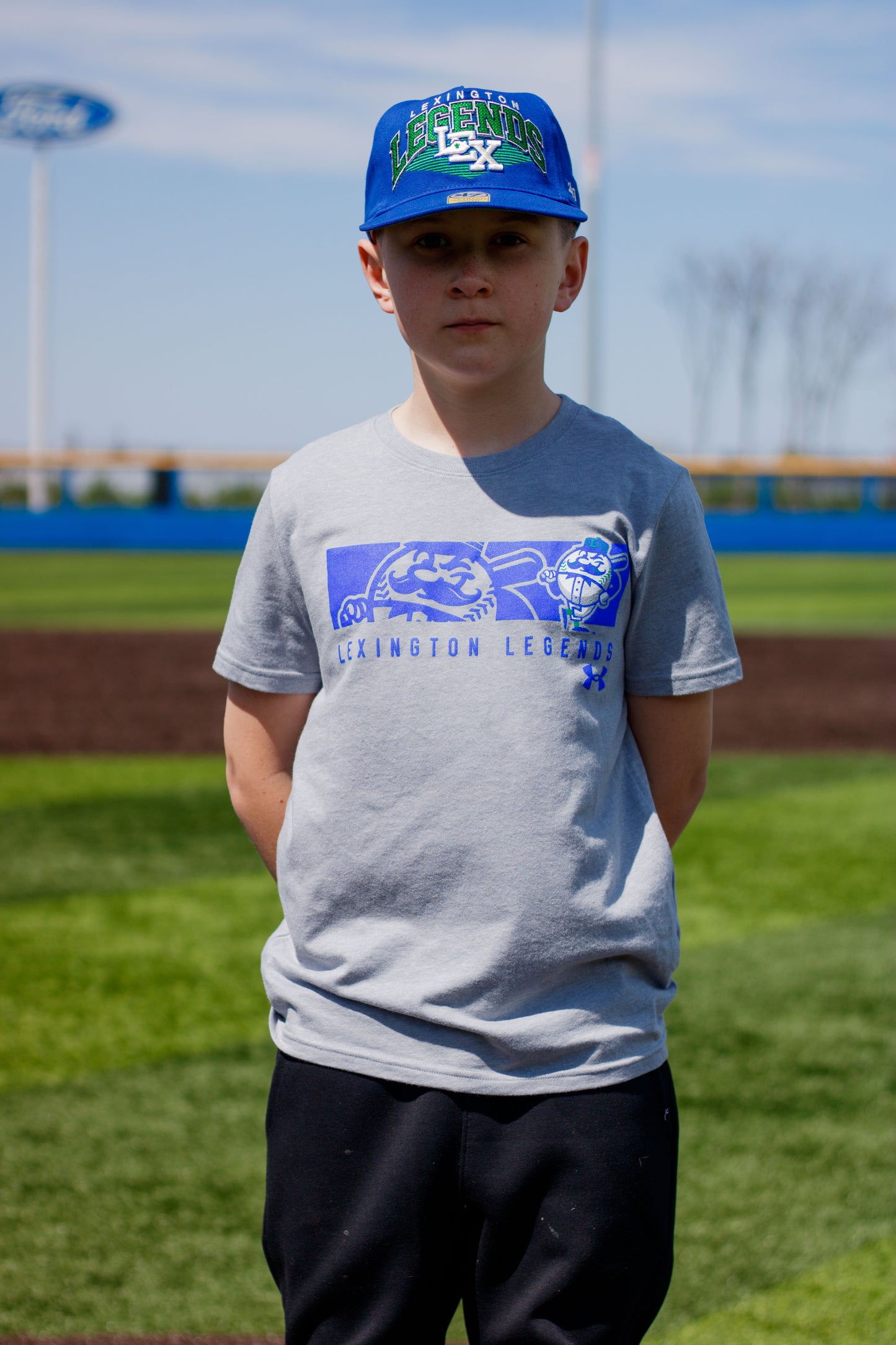 Youth Under Armour Grey Tee