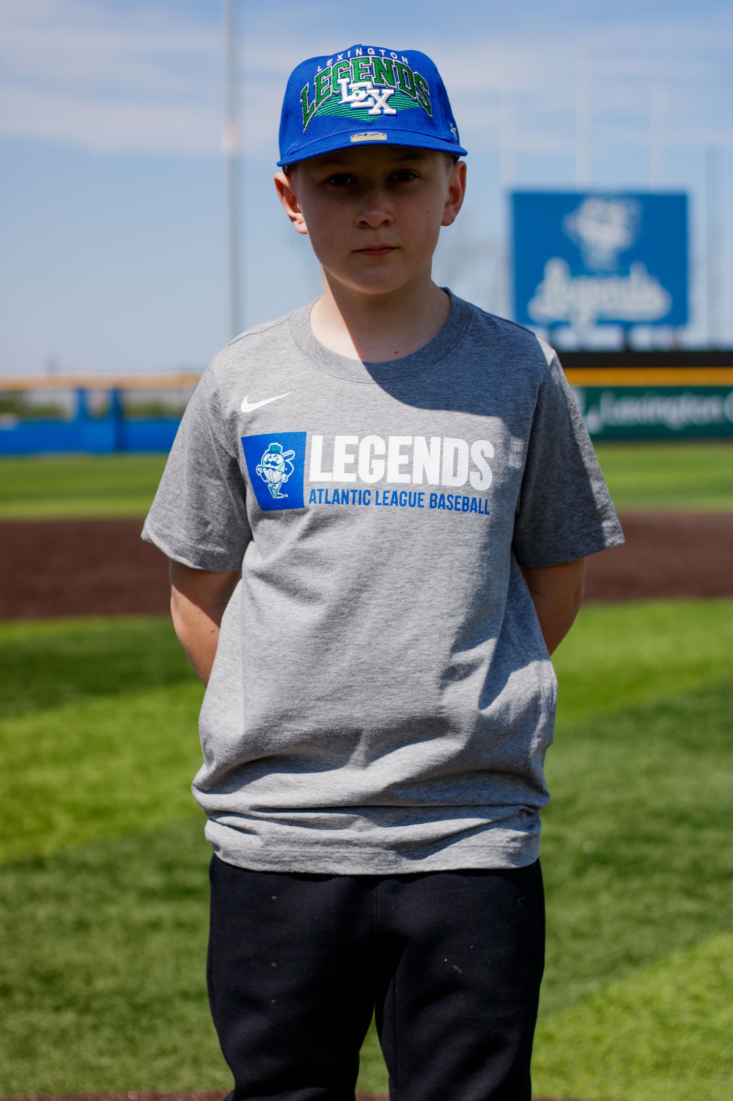 Youth Nike Grey Legends Tee