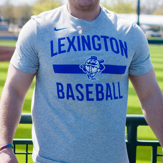 Nike Grey Legends Script Dri-Fit Tee