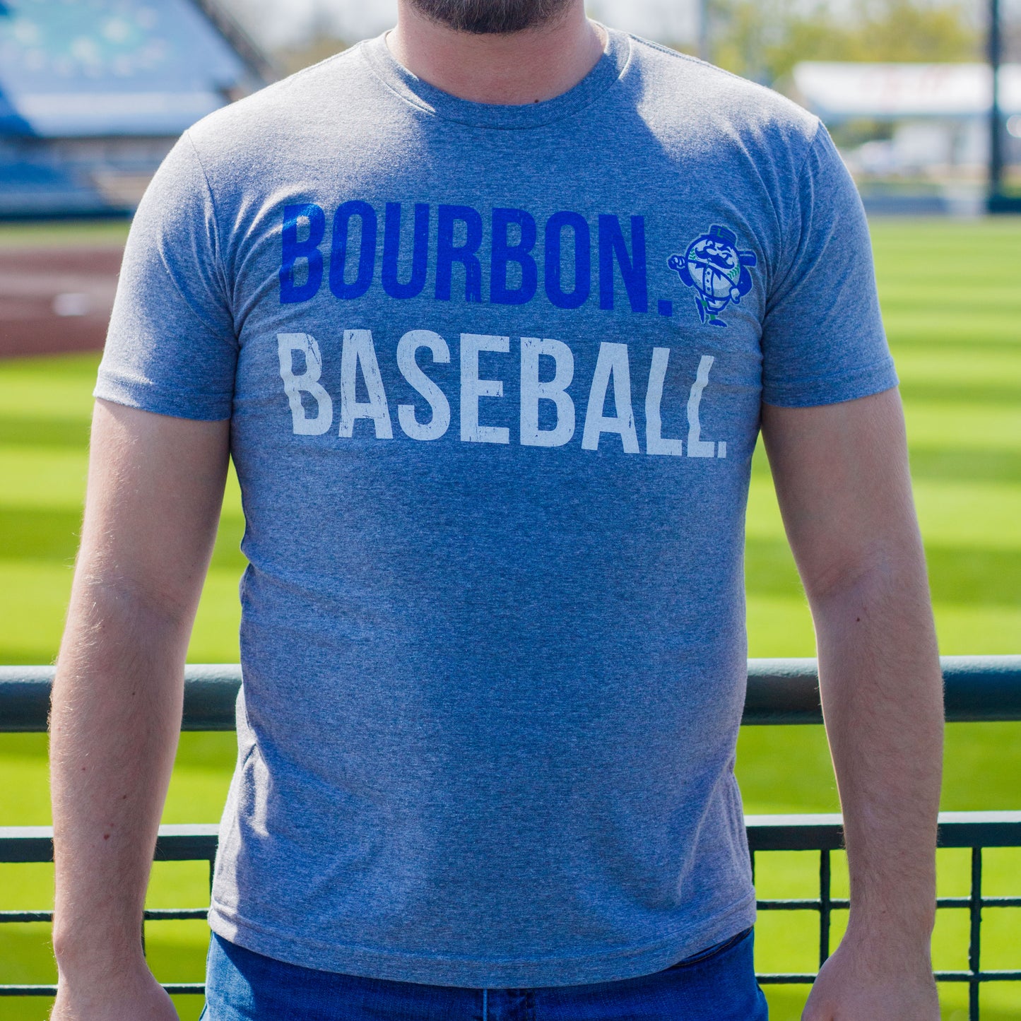 108 Stitches Adult Bourbon. Baseball. Tee