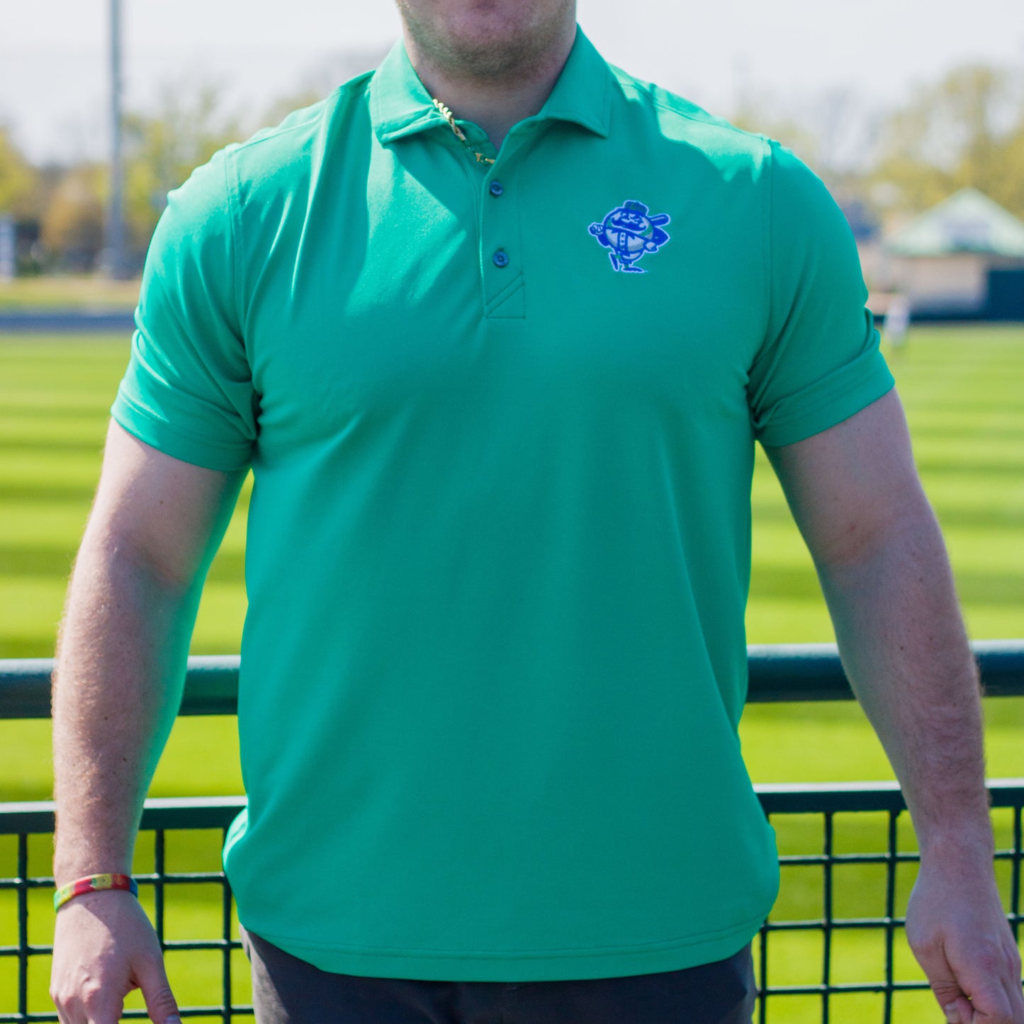 Cutter and Buck Green Mighty Lex Polo