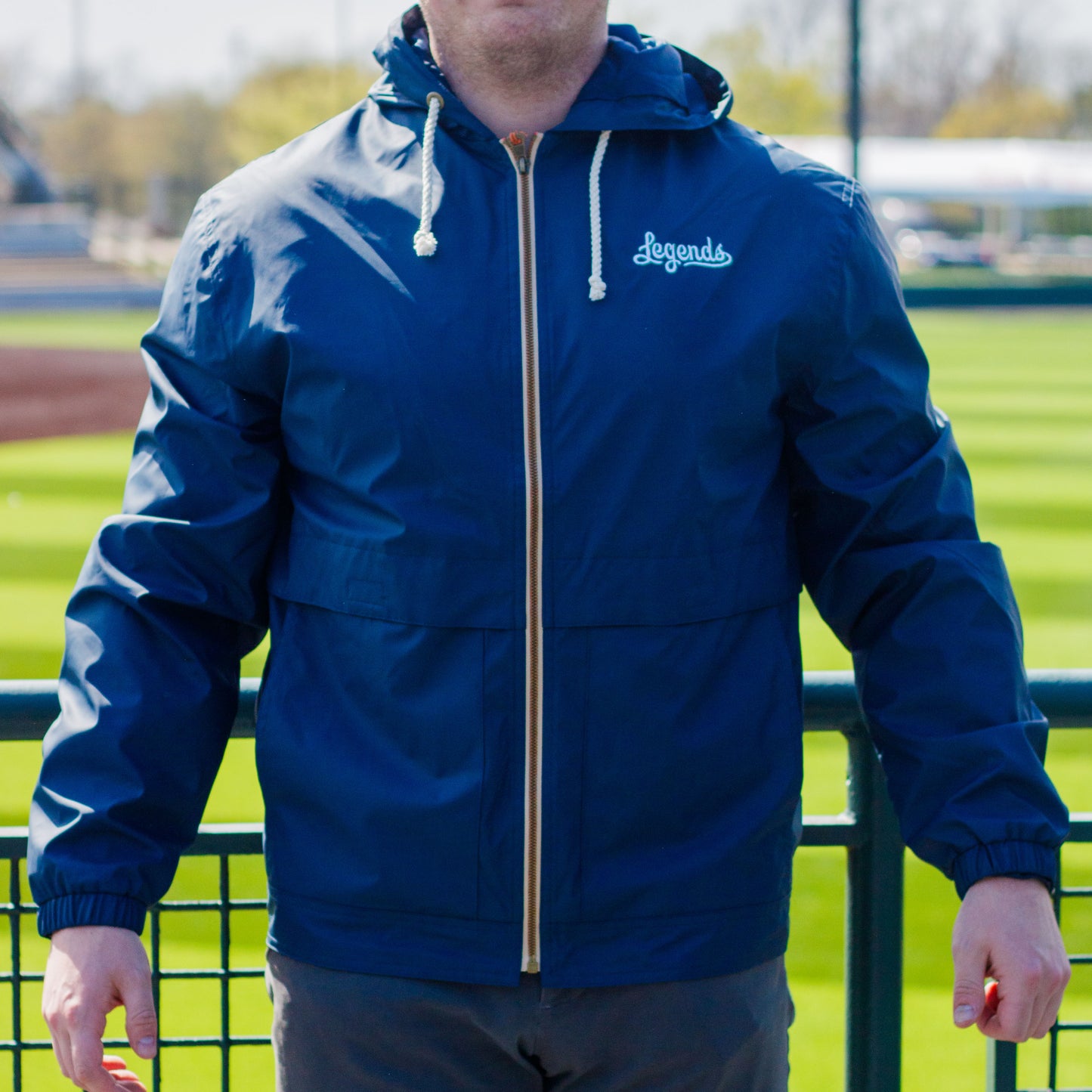 Adult Navy Legends Weatherproof Jacket