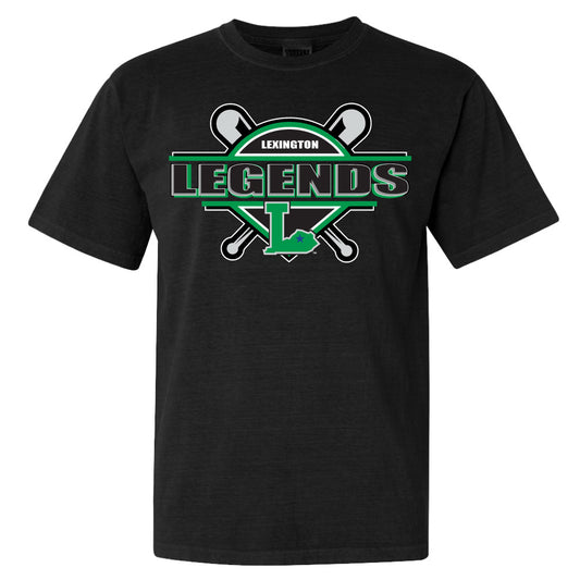 Adult Black Comfort Colors Cascading Tee