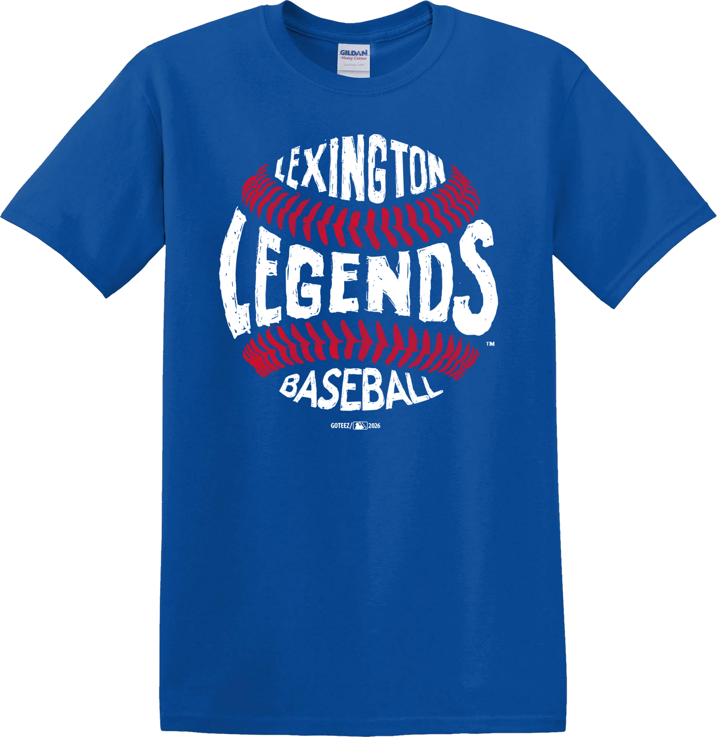 Adult Royal Handwritten Baseball Tee