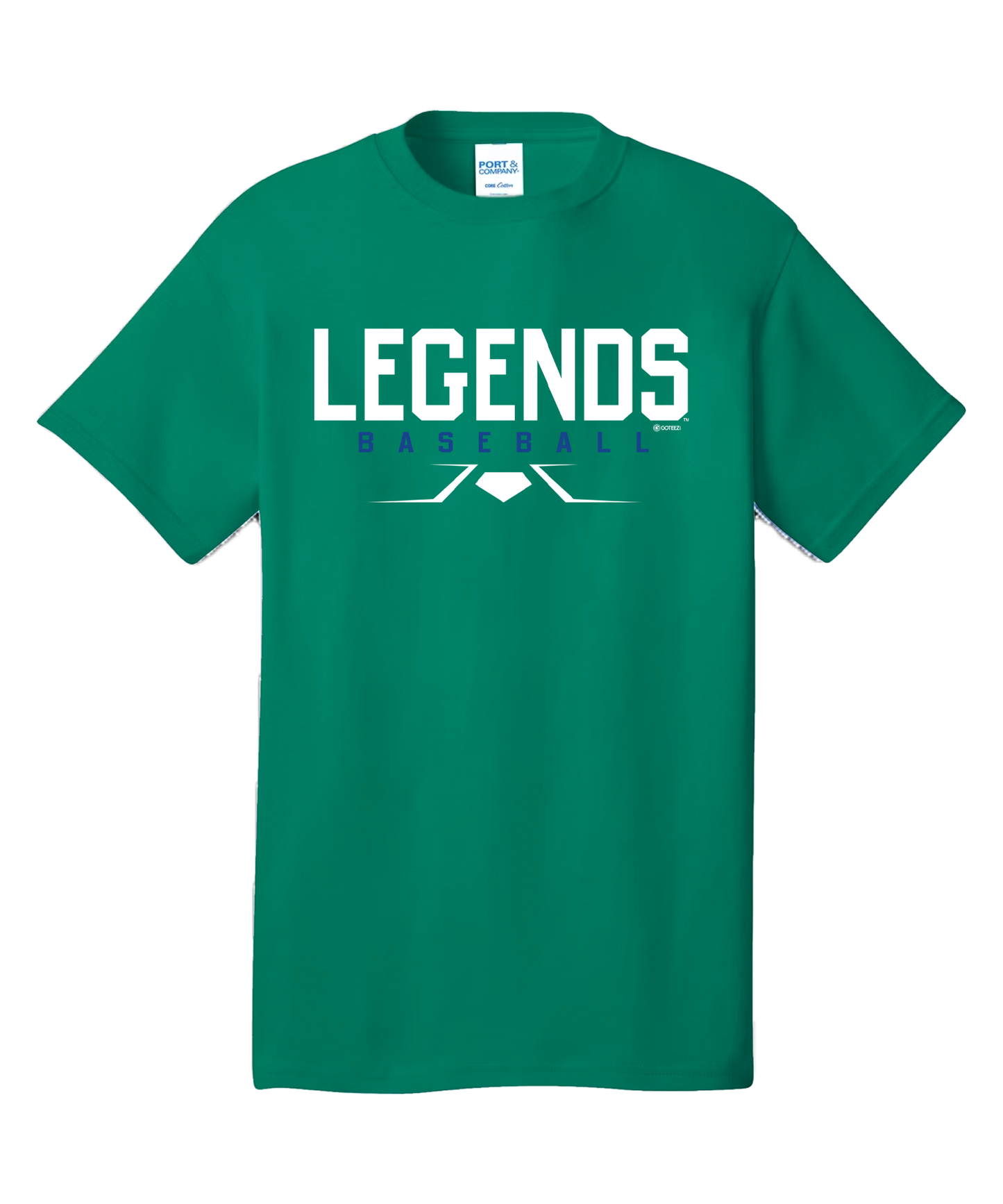 Adult Green Plate View Tee