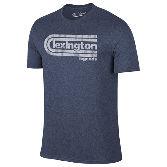 Retro Brand Heather Turfland Navy Tee