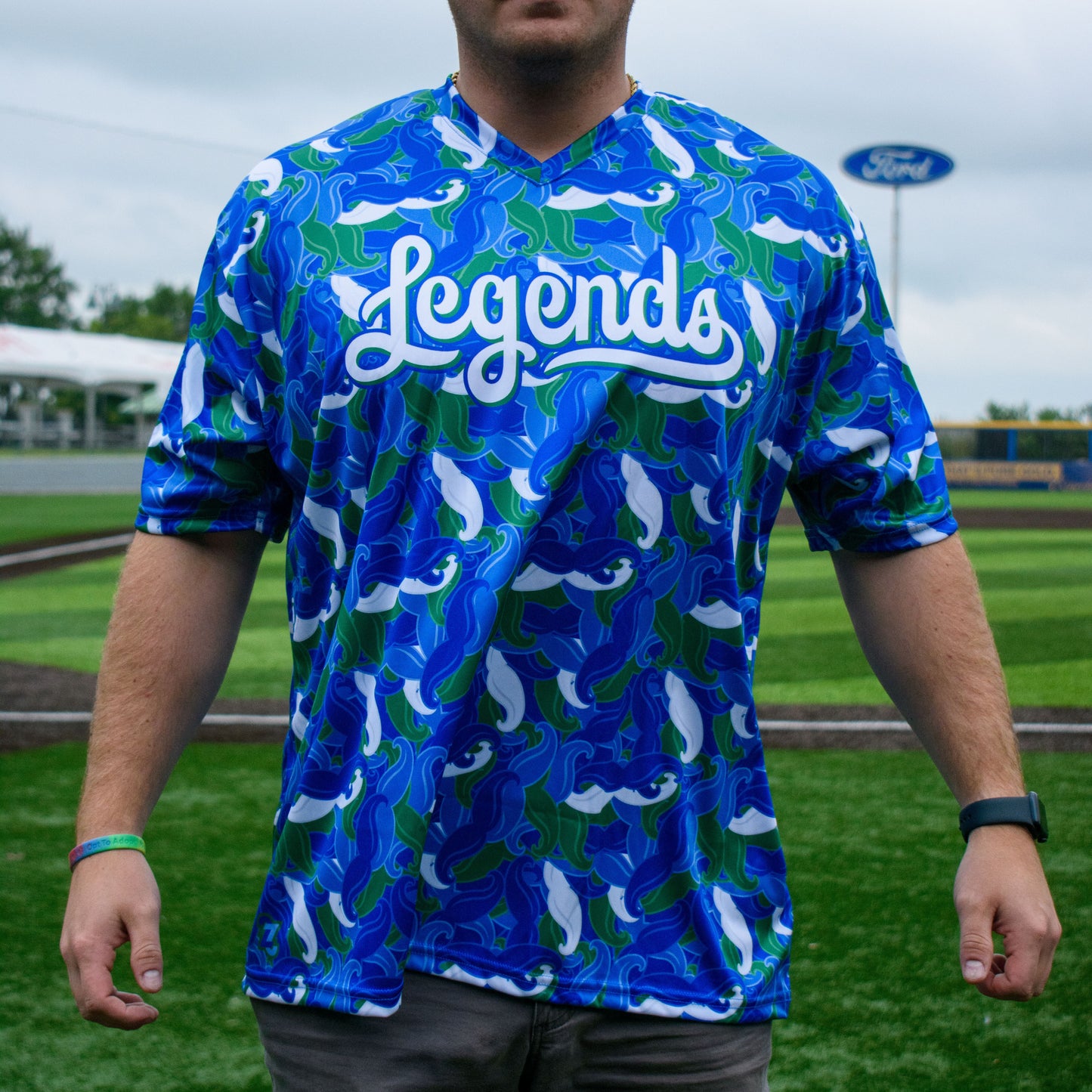 Legends Adult Mustache Camo Rapid Tee