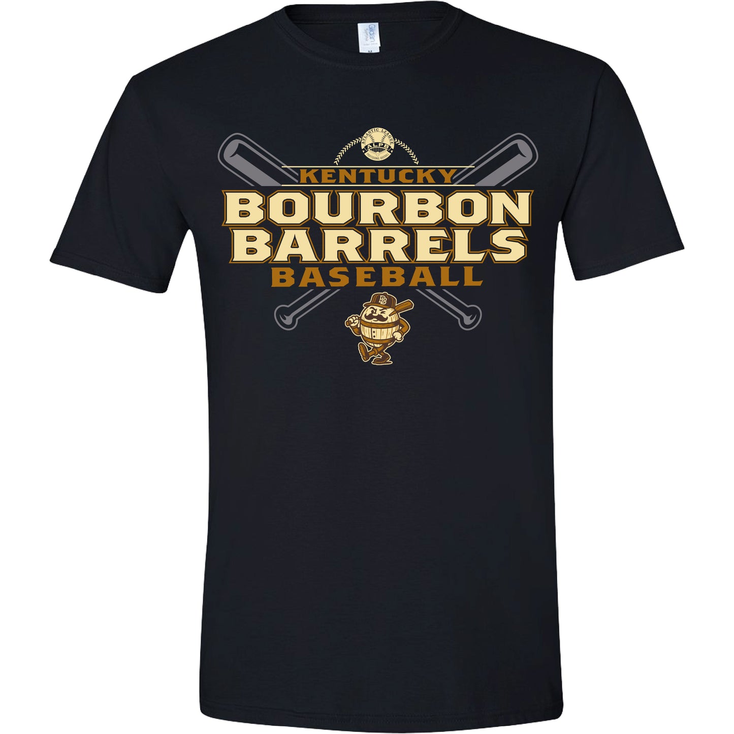 Adult Black Bourbon Barrels Jim Tee