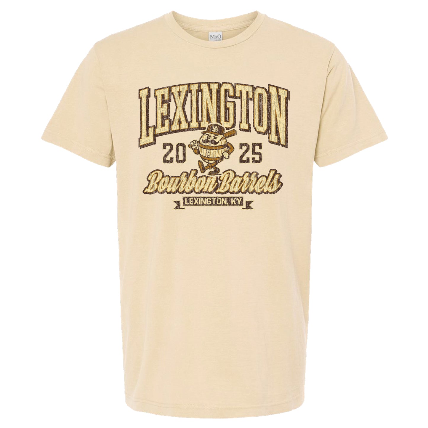 Adult Ivory Garment Dyed Gamble Bourbon Barrels Tee
