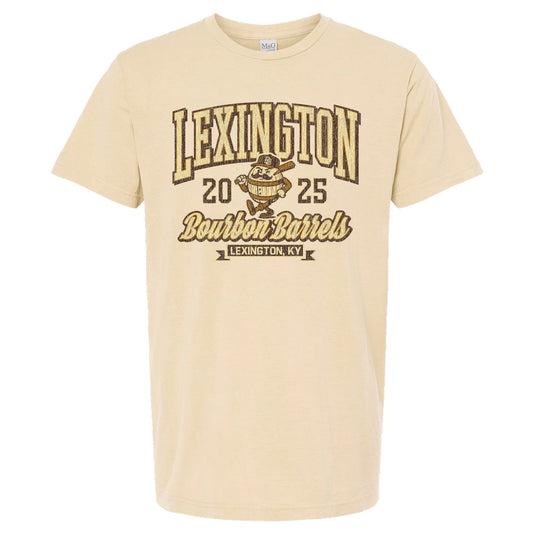 Adult Ivory Garment Dyed Gamble Bourbon Barrels Tee