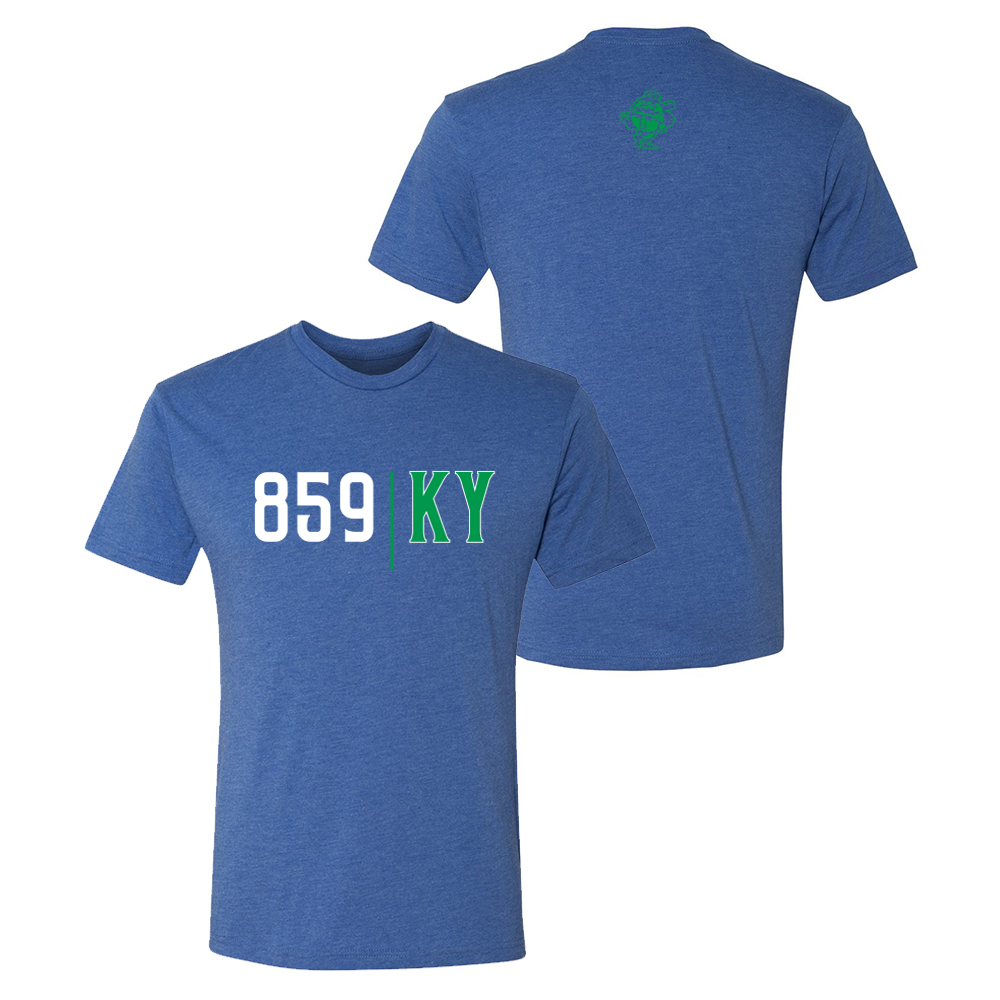 108 Stitches Royal 859 Area Code Tee