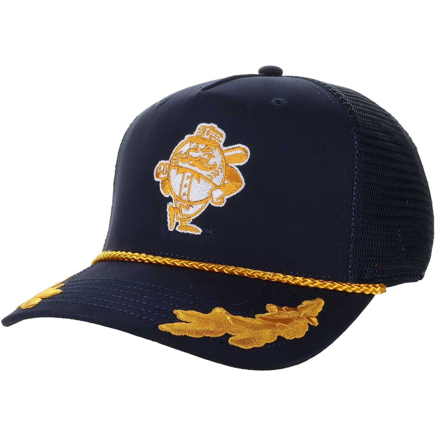 Navy Admiral Mighty Lex Snapback Mesh Cap
