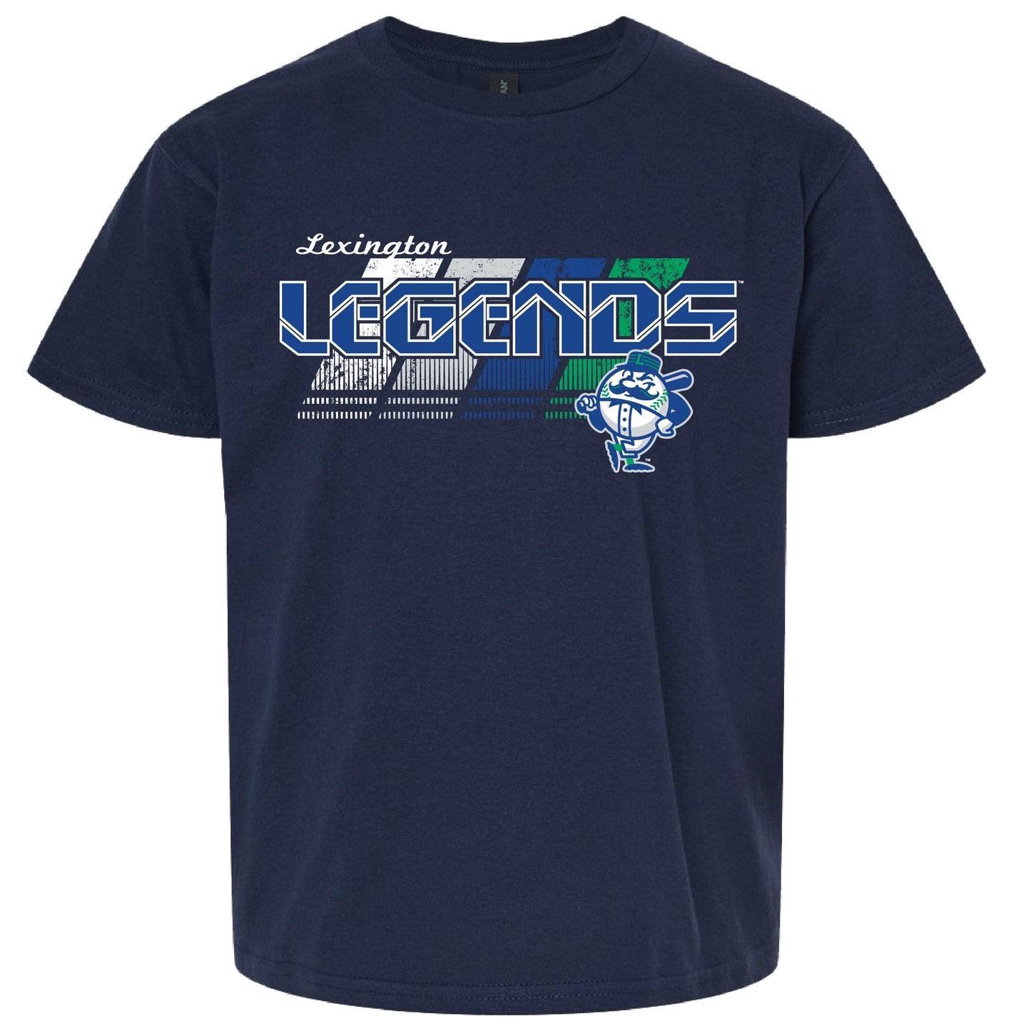 Kids Navy Maxed Softstyle Tee