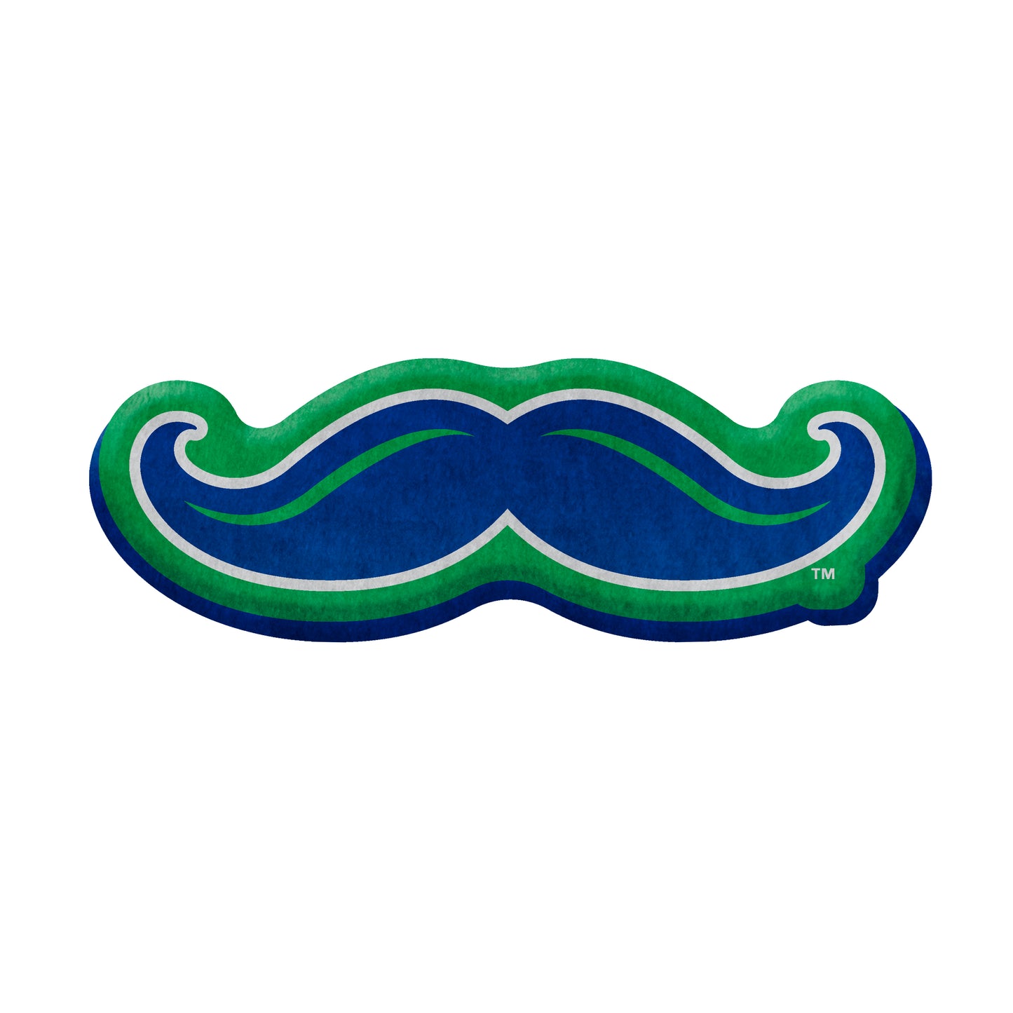 Mustache Puff Pillow
