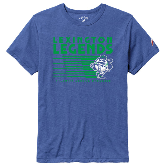 The League Heather Royal Tee