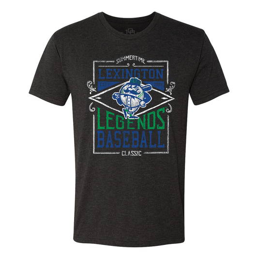 108 Stitches Black Classic Tee