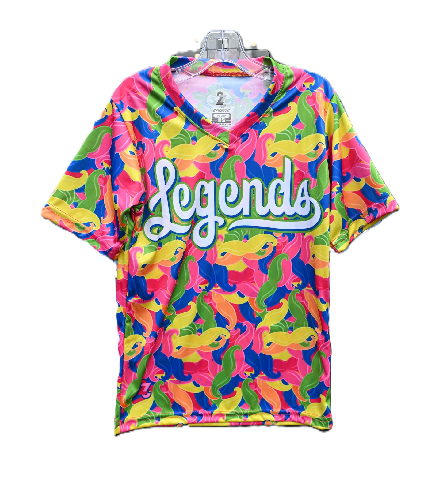 Legends Kids Neon Mustache Camo Rapid Tee