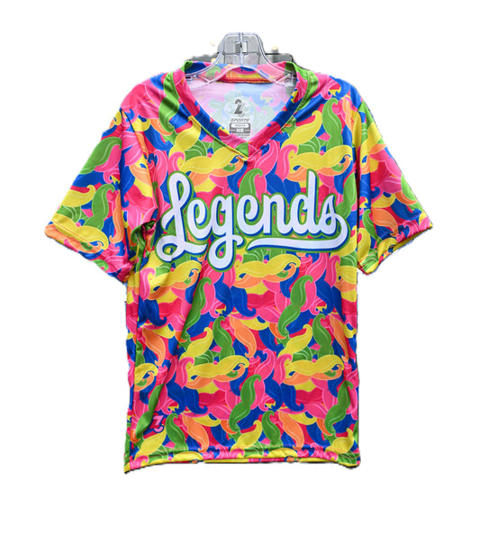 Legends Kids Neon Mustache Camo Rapid Tee