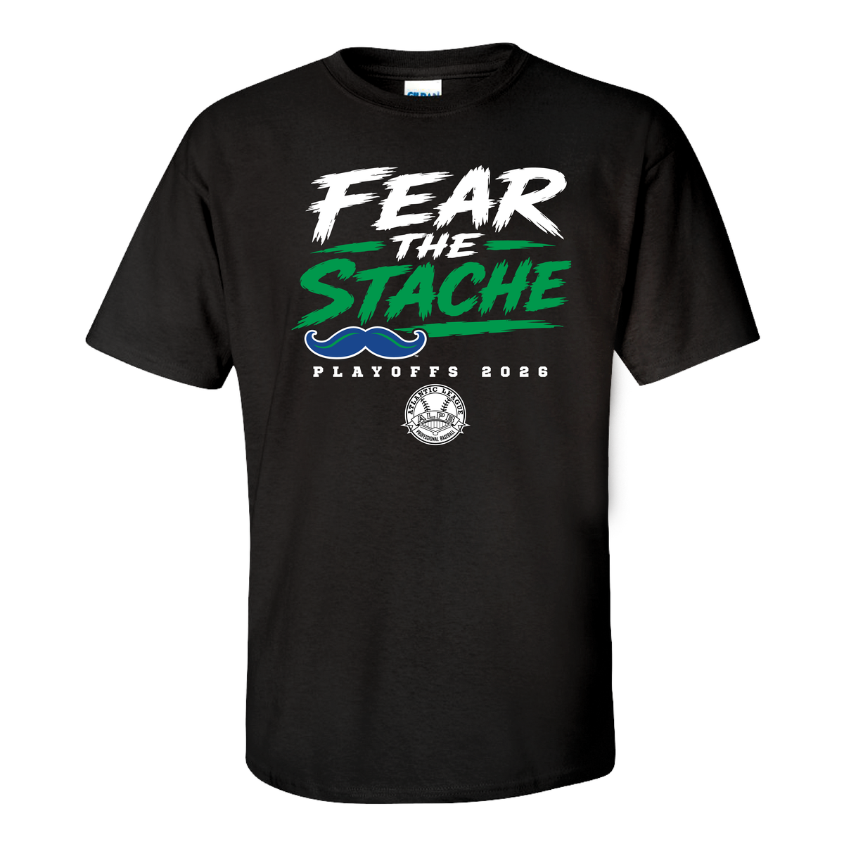 Fear the Stache Playoffs Tee